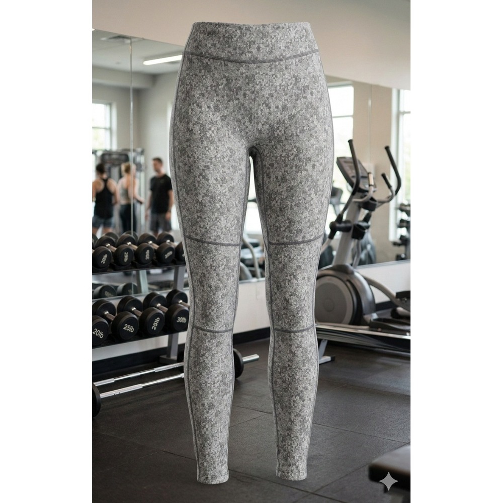 Gymshark Women's Fluer Texture Leggings‎ Charcoal Maul. Size XS